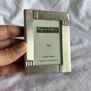 NWT Silver Plated Vintage Regent Galery Photo Frame